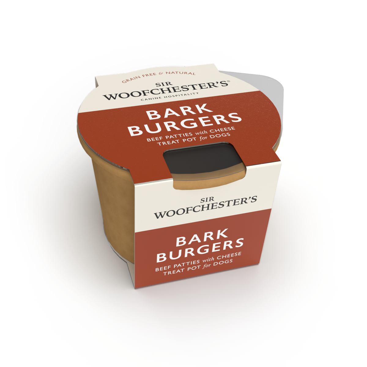 Bark Burgers Treat Pot